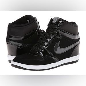Nike sky high force hidden wedge sneakers EUC